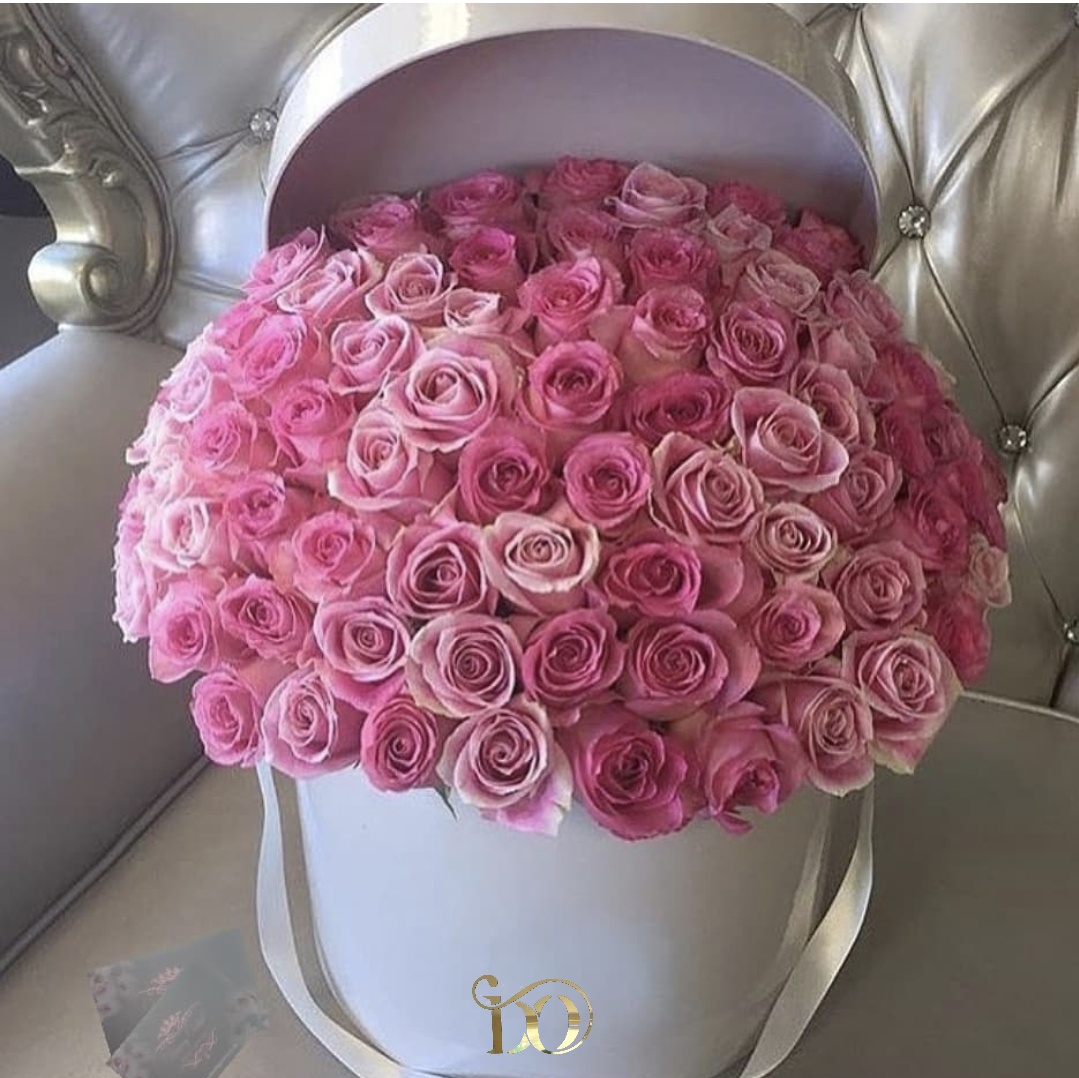 Pink rose box