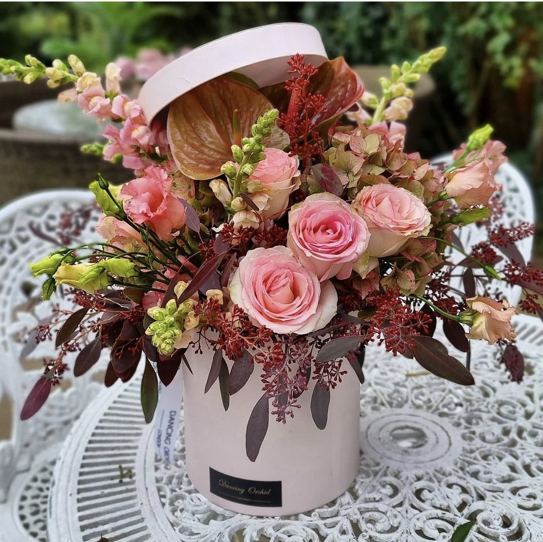 Sasha pink flower box