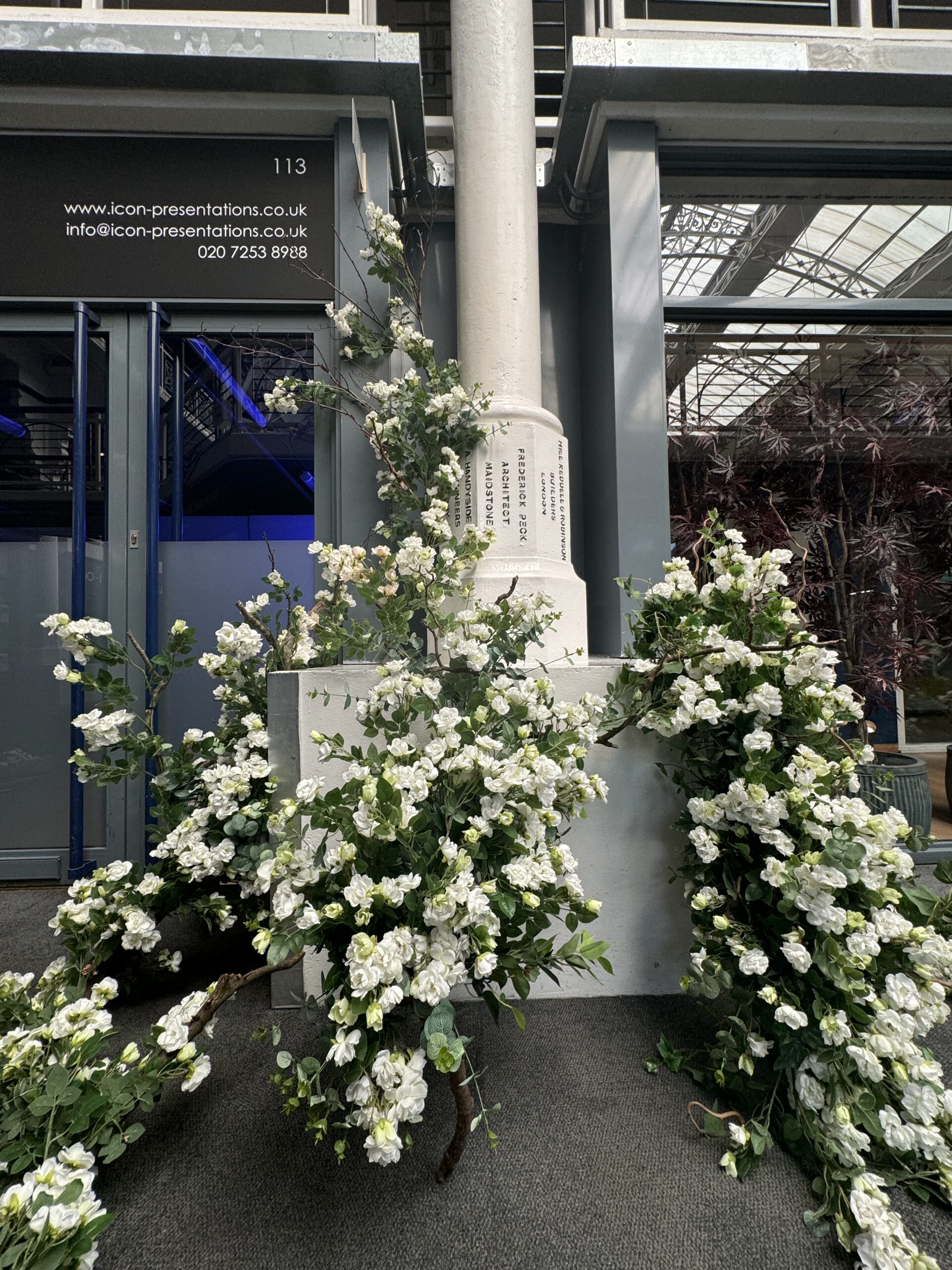 Ethereal Bloom with white flower